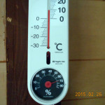 本堂内の気温
