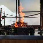 定例護摩焚きの儀式の様子