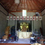 観音堂(清掃中)の様子