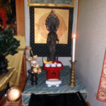 護摩堂、清掃後の様子