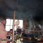 護摩供養(護摩堂)の様子