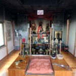 護摩堂(清掃中)の様子