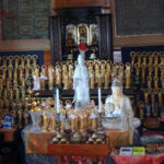 水子地蔵堂(清掃中)の様子