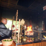護摩供養(護摩堂)の様子